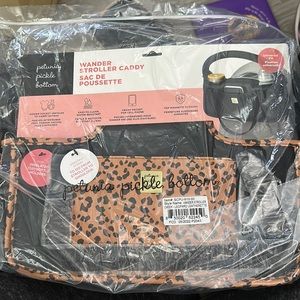 Petunia Pickle Bottom Wander Stroller Caddy Leopard